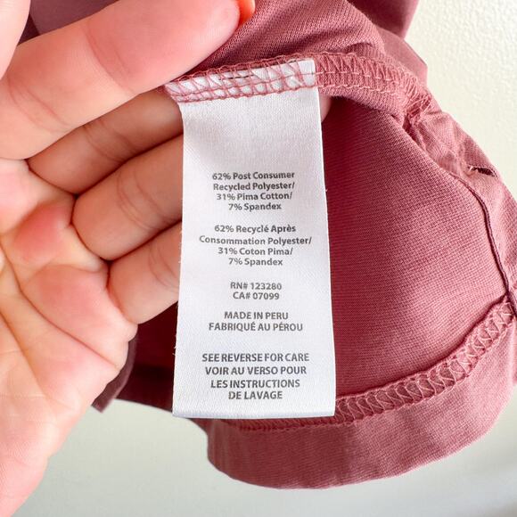 Travis Mathew Pink Red Striped Red River Polo - Medium - Picture 5 of 10